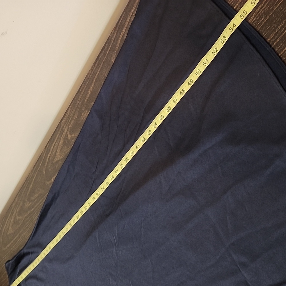 SAINT ART Haley slip dress Navy Adjustable Straps Maxi - Picture 7 of 11